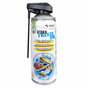 Ataka freeze Aerosool, mis mõjutab kahjureid eriti suure külmaga (umbes -50 °C)