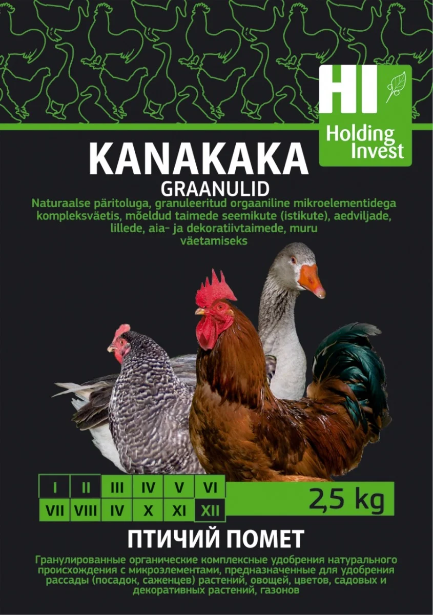 Kanakaka graanulid 2,5 kg