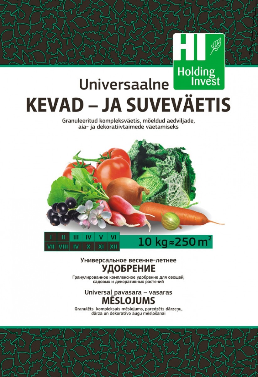 Universaalne kevad - ja suveväetis 10 kg