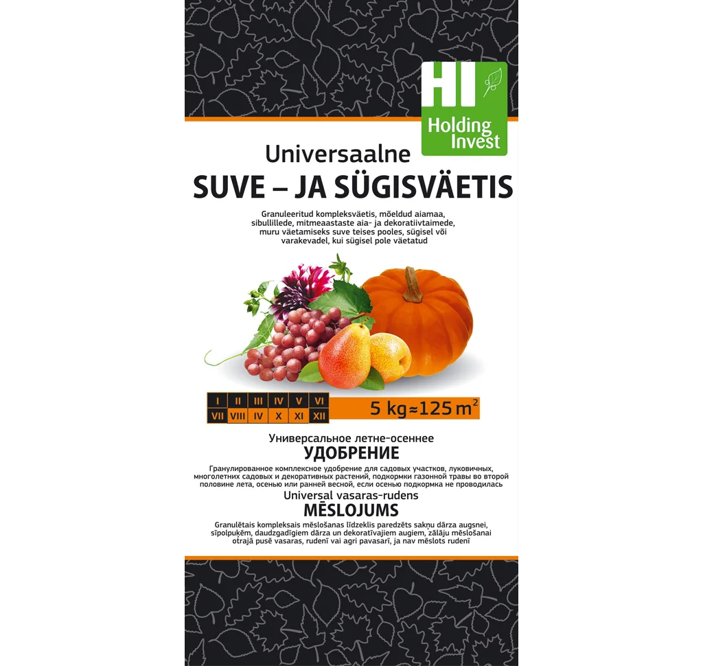 Universaalne suve-ja sügisväetis 5 kg