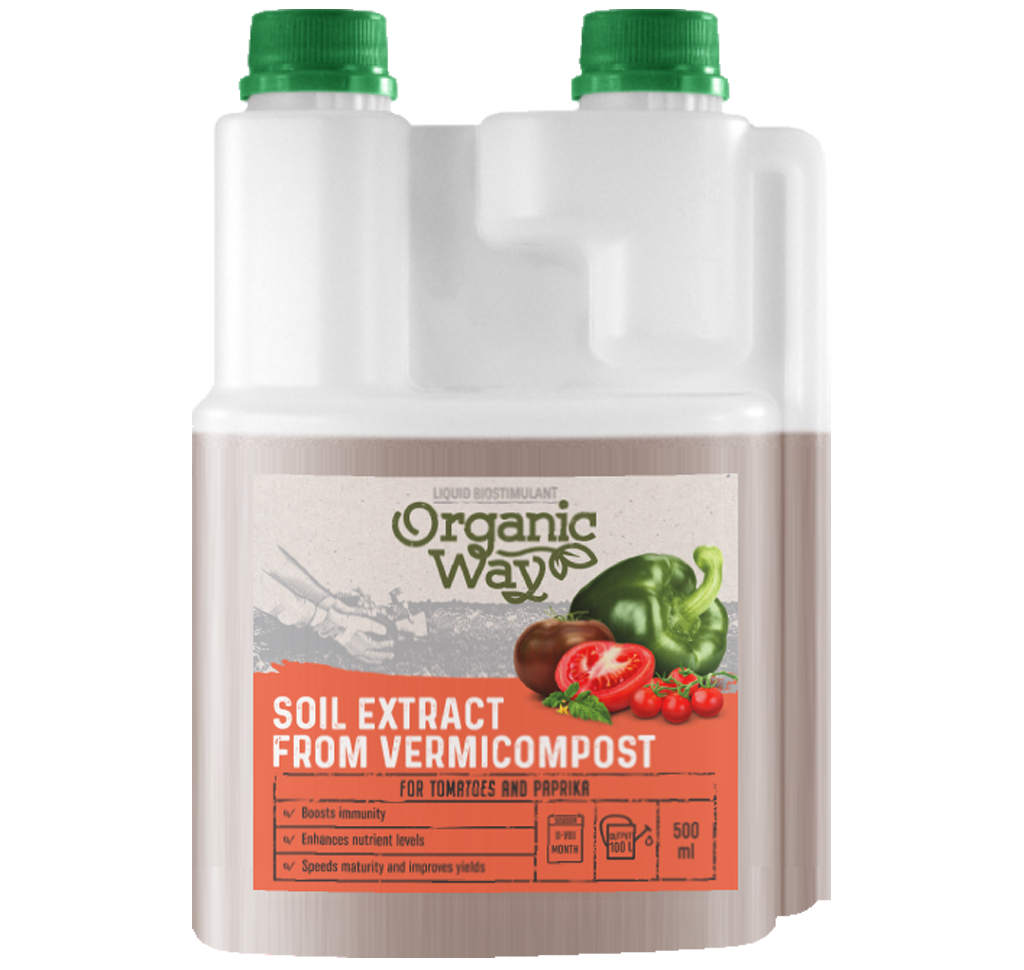 Vedel orgaaniline Tomati biostimulaator vermikkompost 500 ml